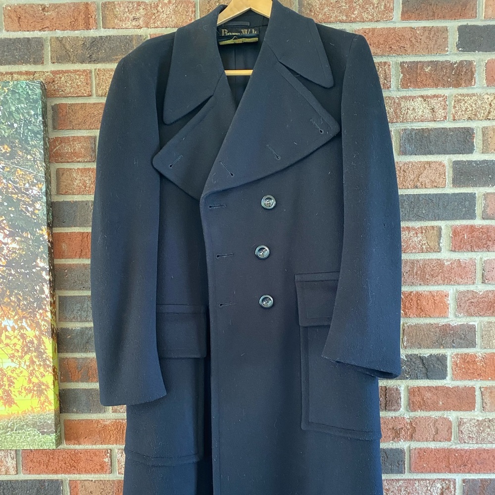 VTG Barry Walt Double Breasted Wool Coat
